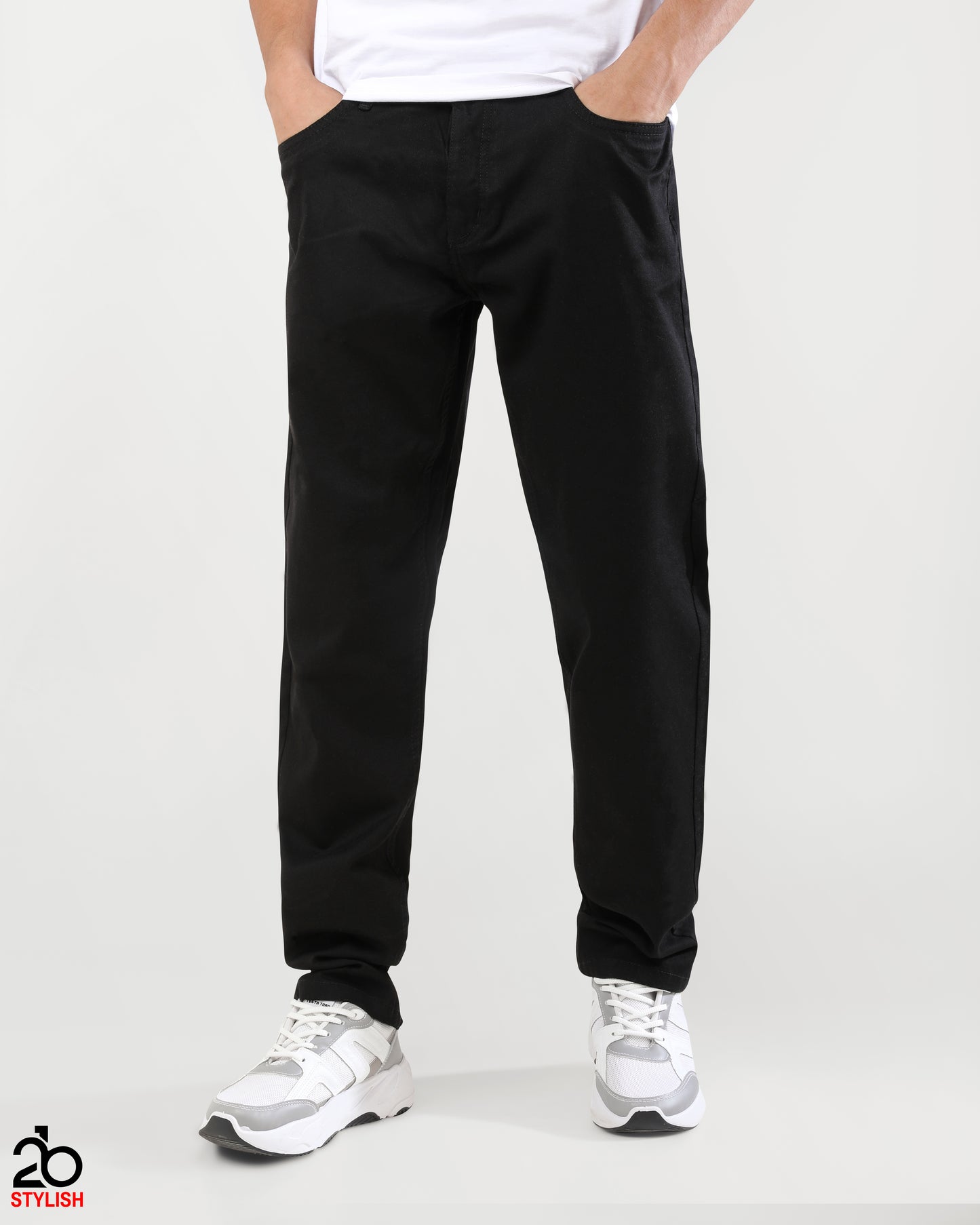 Slim Fit Sweat Pant465- Black