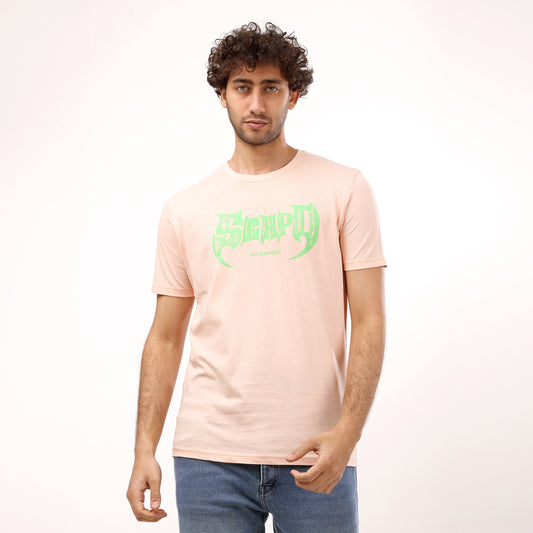 "Scraped" Printed Half Sleeves T - Shirt - Simony - 2bstylish