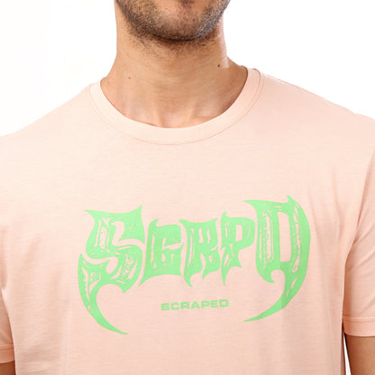 "Scraped" Printed Half Sleeves T - Shirt - Simony - 2bstylish