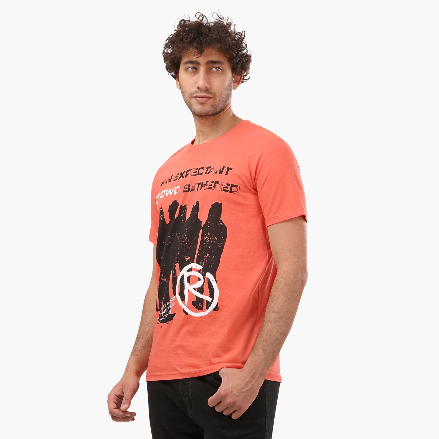 Summer-Tshirt-men-printed-orange