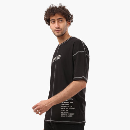 Summer-Tshirt-men-printed-black